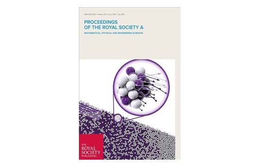 Cover of the Proceedings of the Royal Society A